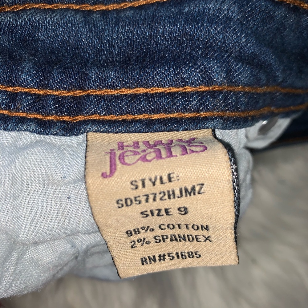 Mid Rise Ripped Jean Shorts - Picture 5 of 5